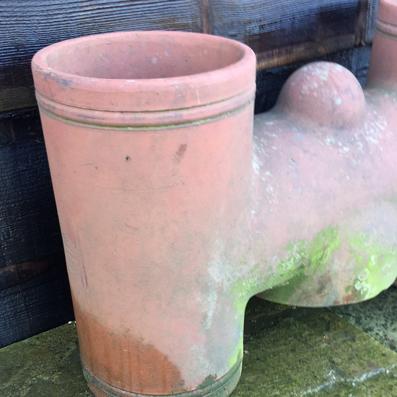 Reclaimed Terracotta ‘H’ Reclaimed Chimney Pot