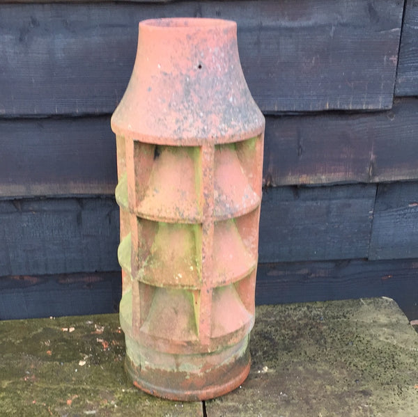 Reclaimed Terracotta 3 Vented Chimney Pot