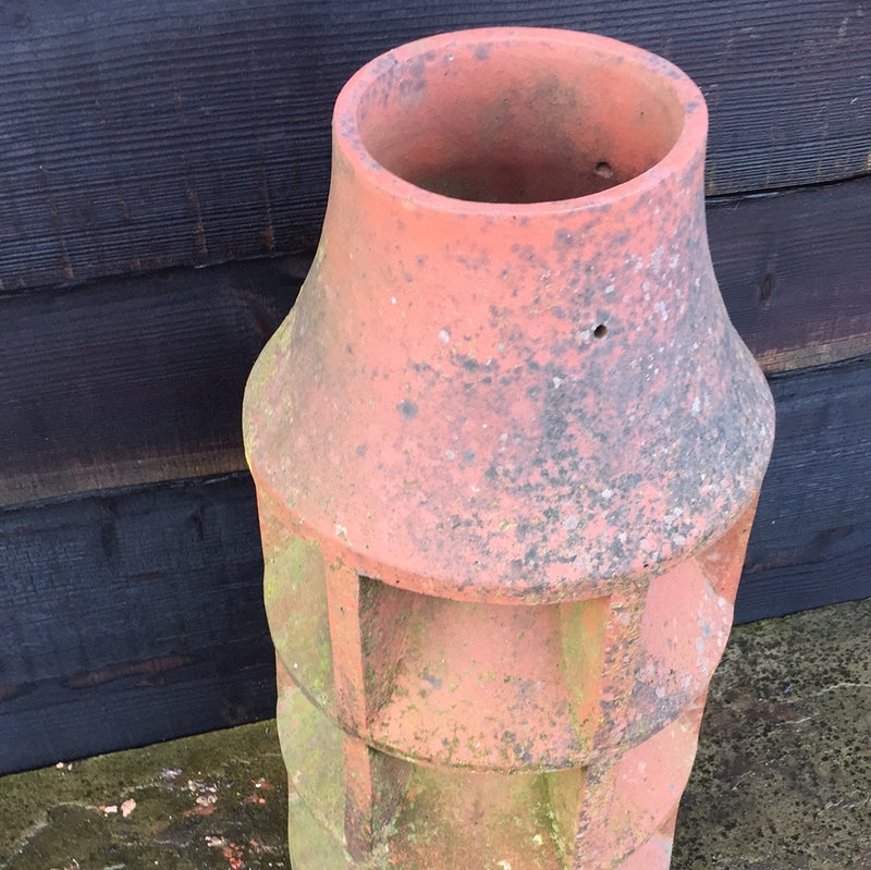 Reclaimed Terracotta 3 Vented Chimney Pot