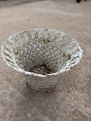 Cast round planter