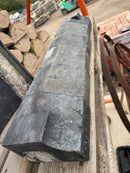 Victorian blue window ledge