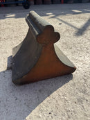 Reclaimed terracotta ridge tile