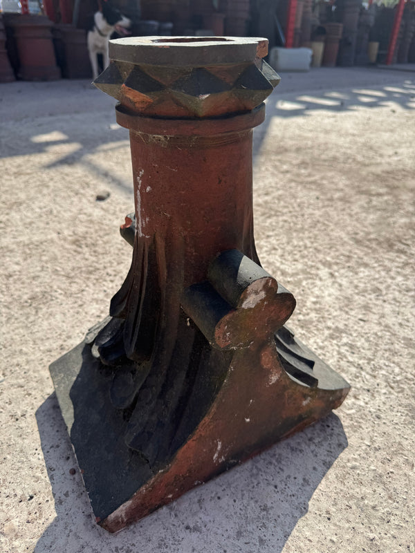 Terracotta roof finial