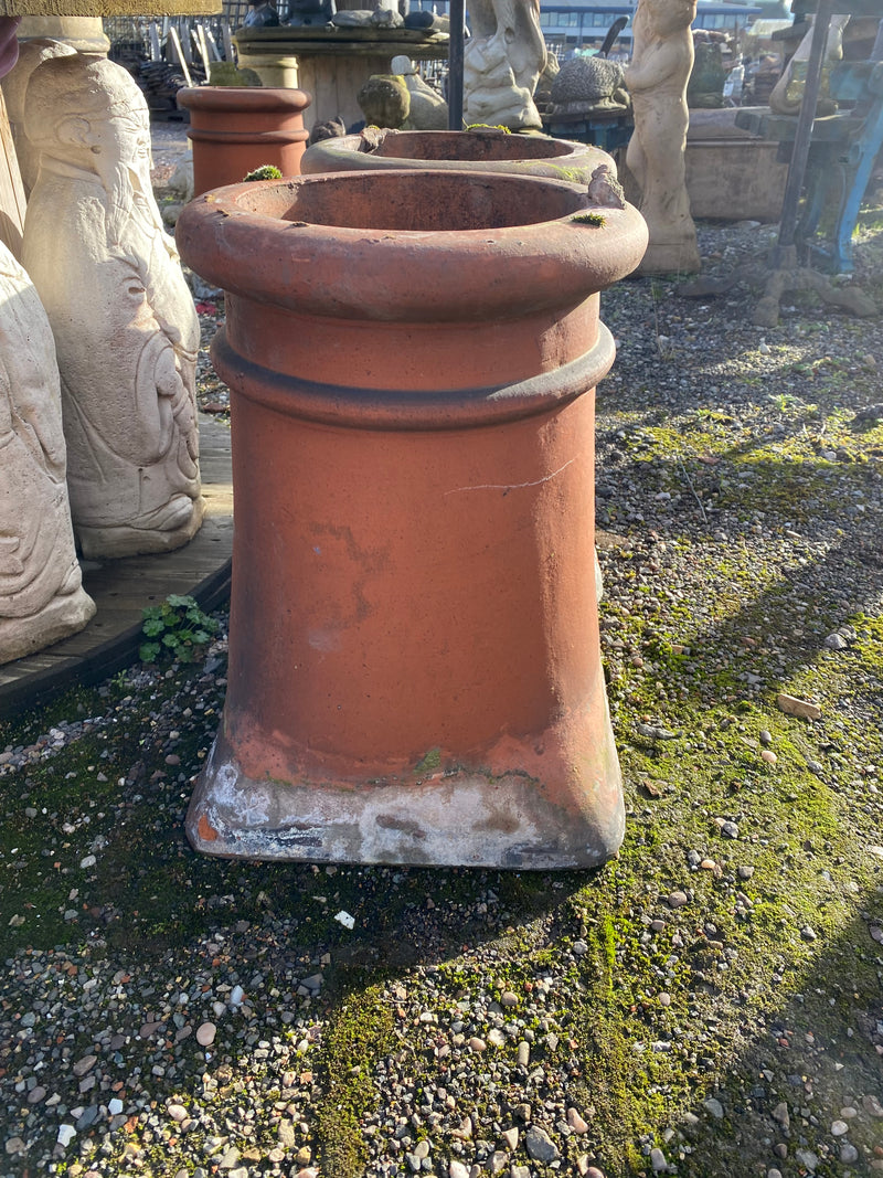 planted chimney pots Reclaimed Small Terracotta Chimney Pot