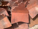 Reclaimed 12 inch Patterned ridge tiles
