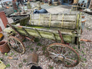 Reclaimed Vintage four wheeled wooden cart