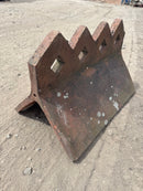 Reclaimed Four-Hole Diamond Thin Ridge Tile (80°)