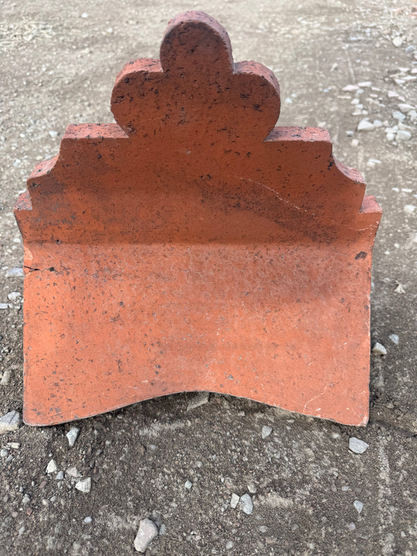 Red decorative thin ridge