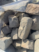 Reclaimed large sandstone cobble/setts
