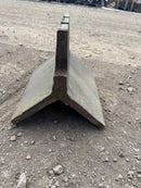 Reclaimed Three-Hole Crested Thin Ridge Tile (105°)