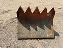 Reclaimed Red Crested Ridge Tile 315mm (90°)