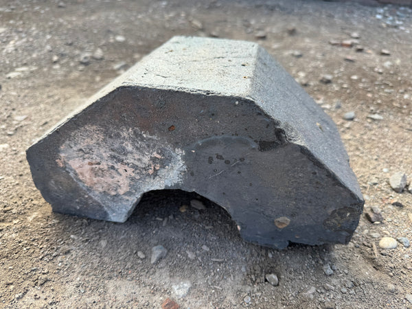 Staffordshire blue triangle wall coping brick