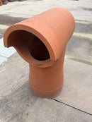 Terracotta T piece chimney pot