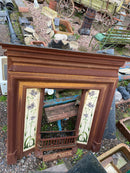 Reclaimed Decorative cast iron fire place