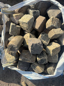 Reclaimed medium sandstone cobble/setts