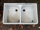 Reclaimed vintage double Belfast sink