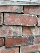 Reclaimed red facing brick