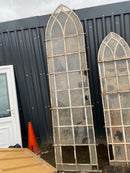 Reclaimed large cast iron church window