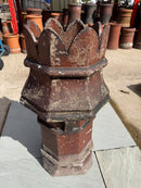 Victorian Terracotta crown top chimney pot