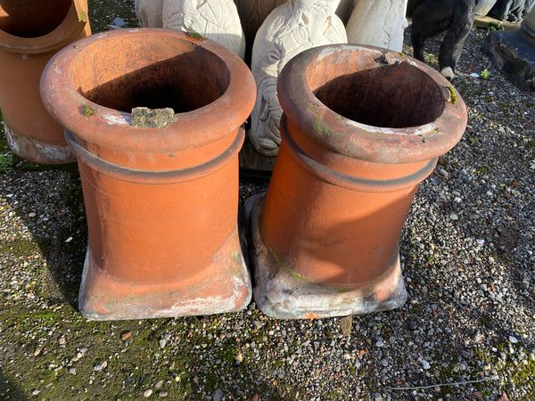 Reclaimed Small terracotta chimney pots