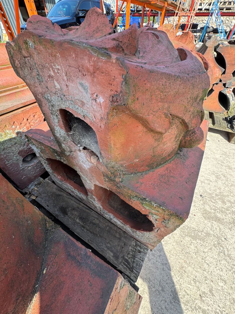 Decorative terracotta corbel bracket