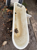 Reclaimed Victorian bath tub