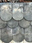 Reclaimed Staffordshire Blue Handmade Feature Tiles – Beavertail (280mm x 180mm)