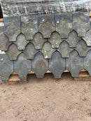 Reclaimed Staffordshire Blue Handmade Feature Tiles – Fishtail (280mm x 180mm)