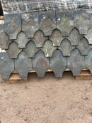 Reclaimed Staffordshire Blue Handmade Feature Tiles – Fishtail (280mm x 180mm)
