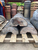 Staffordshire Blue Half-round Wall Copings