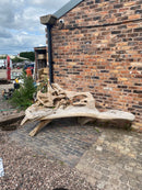 Reclaimed Rooted Wood Bench
