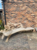 Reclaimed Rooted Wood Bench