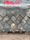 Reclaimed Staffordshire Blue Handmade Feature Tiles – Intricate Club (265mm x 180mm)