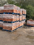 Reclaimed Handmade Orange Brick 230mm x 70mm (9 x 2¾ Inch)
