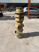 Reclaimed Victorian Buff Spiral-Vent Chimney Pot – 1300mm Tall