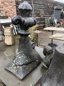 Reclaimed Staffordshire Blue Roof Finial One Pair