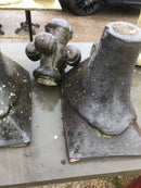 Reclaimed Staffordshire Blue Roof Finial One Pair