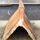 Reclaimed Single Crested Ridge Tile 300mm x 230mm (12 x 9 Inch)