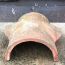 Red half round vented ridge length 300mm (12inch ) width 230mm ( 9 inch)