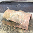 Red half round vented ridge length 300mm (12inch ) width 230mm ( 9 inch)