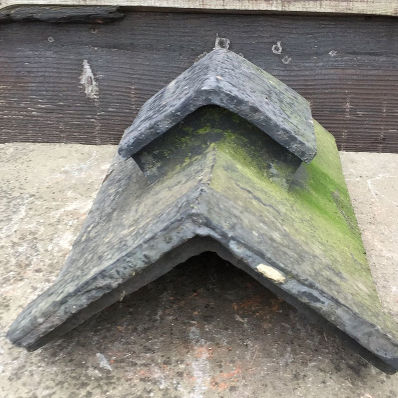 Blue Interlocking Ridge Tile Reclaimed Vented Staffordshire Blue Interlocking Ridge | Jim Wise