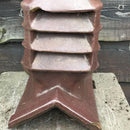 Reclaimed Decorative Salt-Glazed Vented Ridge 460mm x 300mm (18 x 12 Inch)