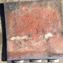 Red Machine Made Tile and a Half