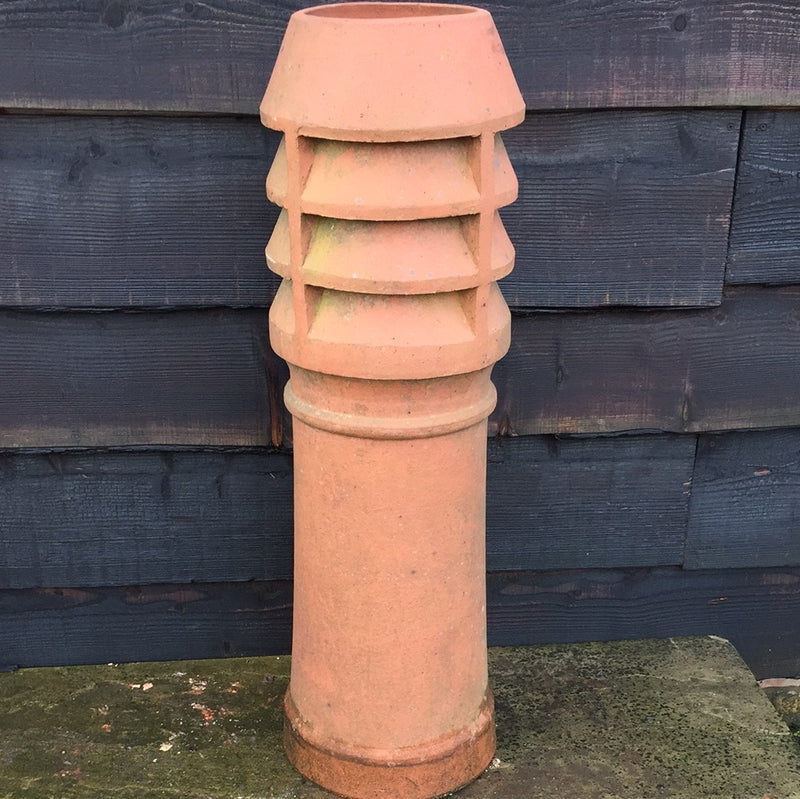 Reclaimed Tall Vented Chimney Pot