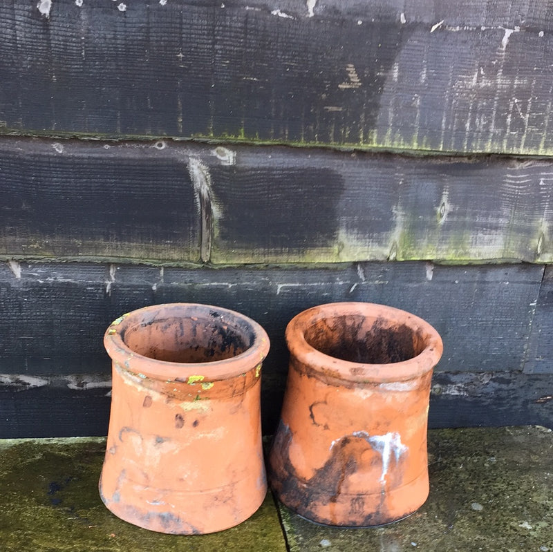 Small Round Terracotta Reclaimed Chimney Pots