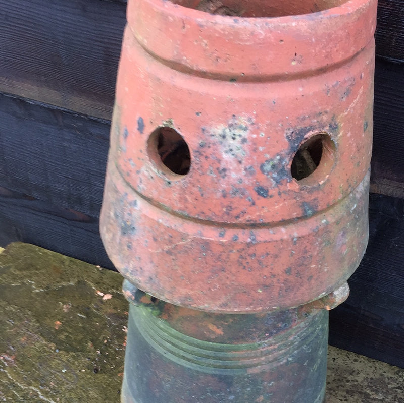 Decorative Terracotta Reclaimed Chimney Pot