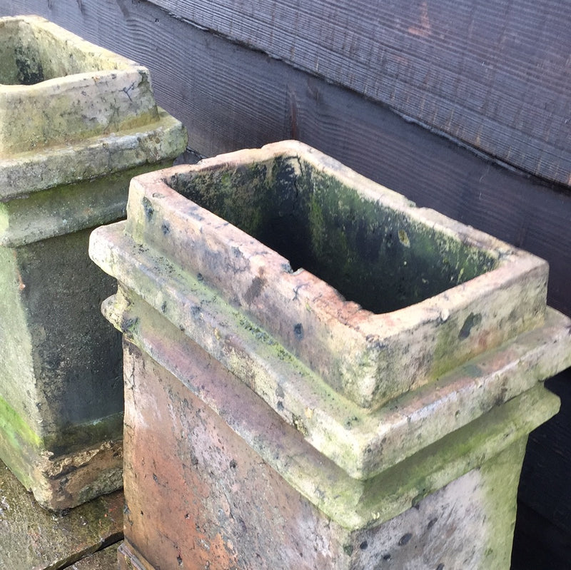 Rectangular Buff Reclaimed Chimney Pots