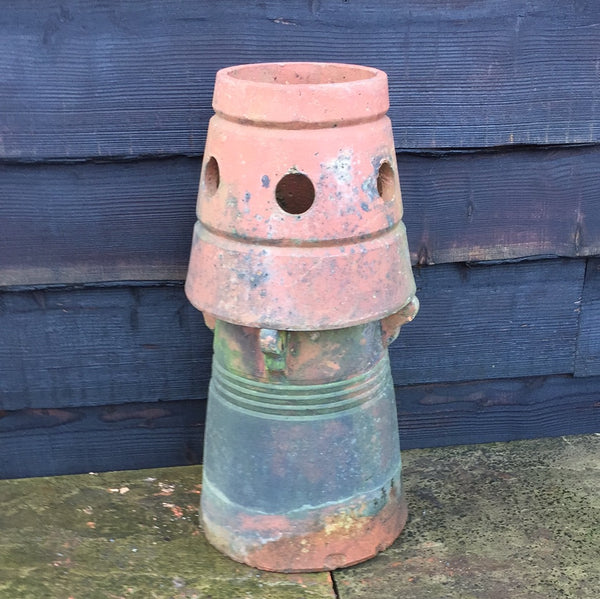 Decorative Terracotta Reclaimed Chimney Pot