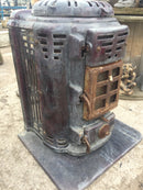 Reclaimed Wood Burning Stove made by Les Founderies Bruxelloises Belgium