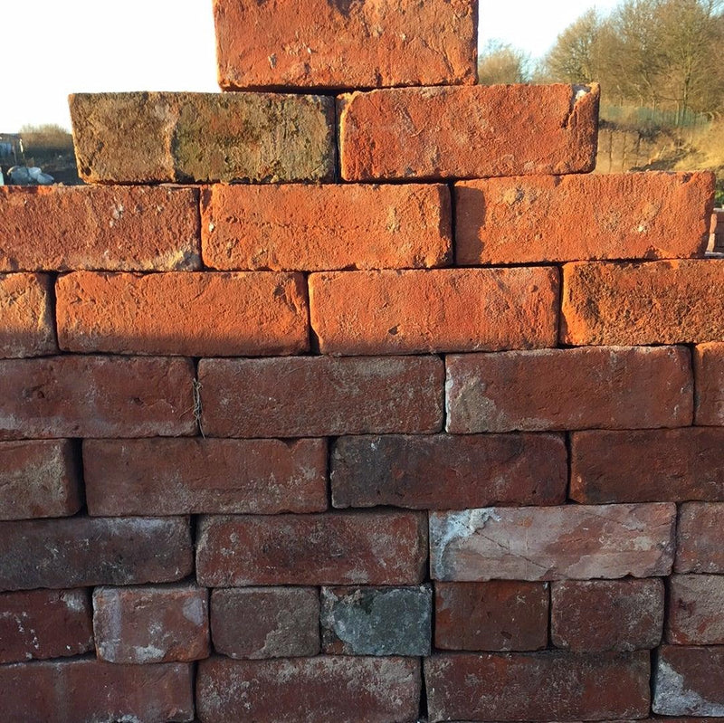Reclaimed Cheshire Handmade Bricks 70mm x 225mm or 2 3/4 inch x 9 inch - Jim Wise Reclamation